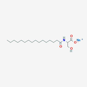 Sodium;2-(hexadecanoylamino)-3-hydroxypropanoate