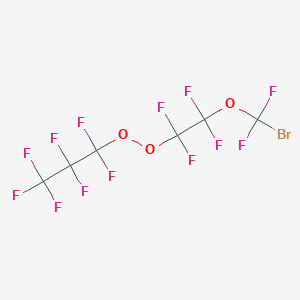 1-[2-[Bromo(difluoro)methoxy]-1,1,2,2-tetrafluoro-ethyl]peroxy-1,1,2,2,3,3,3-heptafluoro-propane