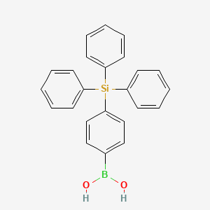 B1340277 (4-(Triphenylsilyl)phenyl)boronic acid CAS No. 852475-03-7