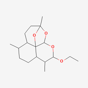 molecular formula C17H28O4 B13403049 Arteether, 3-desoxy- 