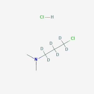 3-chloro-1,1,2,2,3,3-hexadeuterio-N,N-dimethylpropan-1-amine;hydrochloride