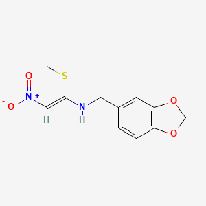 N-[1-(Methylthio)-2-nitroethenyl]-1,3-benzodioxole-5-methanamine