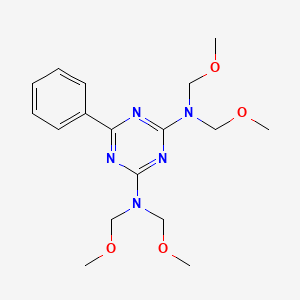 N,N,N',N'-Tetrakis(methoxymethyl)-6-phenyl-1,3,5-triazine-2,4-diamine