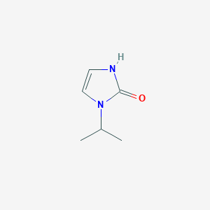 molecular formula C6H10N2O B13403210 3-propan-2-yl-1H-imidazol-2-one 