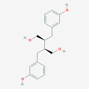 molecular formula C18H22O4 B13403265 (+)-Enterodiol 