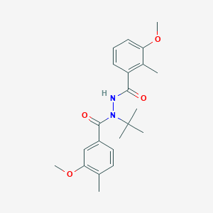 N'-tert-butyl-3-methoxy-N'-(3-methoxy-4-methylbenzoyl)-2-methylbenzohydrazide