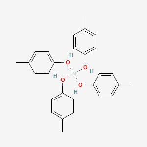 molecular formula C28H32O4Ti B13403593 Titanium(IV) cresylate 