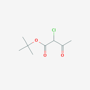 molecular formula C8H13ClO3 B1340363 叔丁基 2-氯-3-氧代丁酸酯 CAS No. 7304-72-5