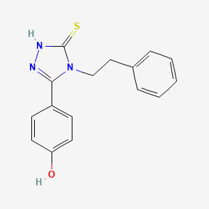 4-(5-Mercapto-4-phenethyl-4H-[1,2,4]triazol-3-yl)-phenol