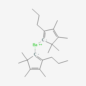 Bisnpropyltetramethylcyclopentadienylbariumviscousyellowliq