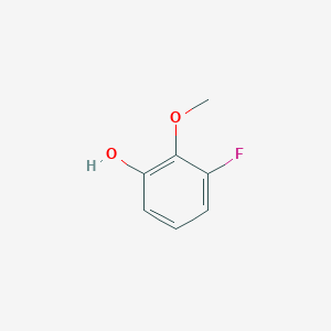 molecular formula C7H7FO2 B1340368 3-氟-2-甲氧基苯酚 CAS No. 96994-70-6