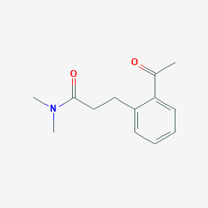 3-(2-Acetylphenyl)-N,N-dimethylpropanamide