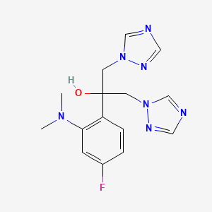 2-(2-Dimethylamino-4-fluorophenyl)-1,3-bis(1H-1,2,4-triazol-1-yl)propan-2-ol