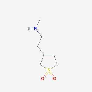 3-[2-(Methylamino)ethyl]-1lambda6-thiolane-1,1-dione