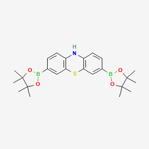 3,7-Bis(4,4,5,5-tetramethyl-1,3,2-dioxaborolan-2-yl)-10H-phenothiazine