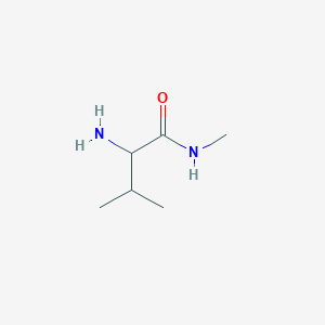 molecular formula C6H14N2O B1340391 2-amino-N,3-dimethylbutanamide 