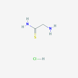 molecular formula C2H7ClN2S B1340402 2-Aminoethanethioamide hydrochloride CAS No. 89226-27-7