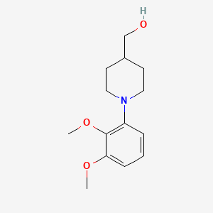 (R)-4-[1-Hydroxy-1-(2,3-dimethoxyphenyl)methyl]piperidine; (+)-4-[1-Hydroxy-1-