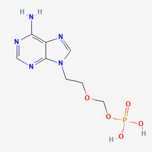 2-(6-Amino-9H-purin-9-YL)ethoxymethylphosphoric acid