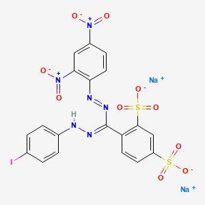 4-[1-(4-Iodophenyl)-5-(2,4-dinitrophenyl)-formaz-3-yl]-1,3-benzene disulfonate,disodium salt