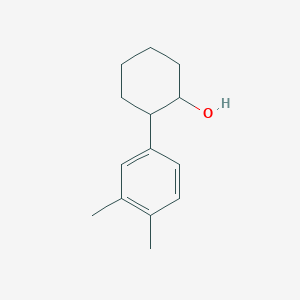 molecular formula C14H20O B13404107 trans-2-(3,4-Dimethylphenyl)cyclohexanol 