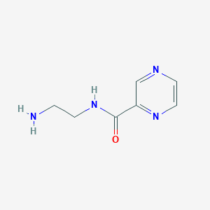 molecular formula C7H10N4O B1340422 N-(2-aminoethyl)pyrazine-2-carboxamide CAS No. 103879-45-4