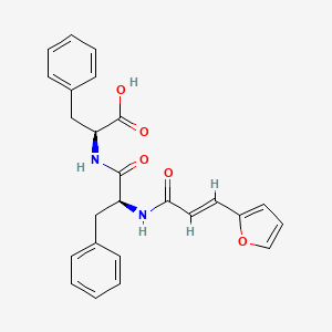 molecular formula C25H24N2O5 B1340431 N-(3-[2-呋喃基]丙烯酰基)-苯丙氨酸-苯丙氨酸 CAS No. 83661-95-4