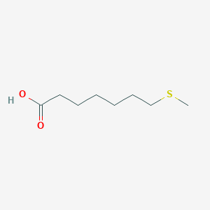 molecular formula C8H16O2S B1340434 7-(メチルスルファニル)ヘプタン酸 CAS No. 111261-32-6