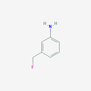 molecular formula C7H8FN B1340445 3-(フルオロメチル)アニリン CAS No. 456-46-2