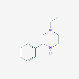 molecular formula C12H18N2 B1340449 1-Ethyl-3-phenylpiperazine CAS No. 5271-30-7