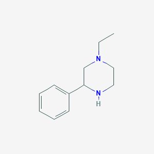 molecular formula C12H18N2 B1340449 1-エチル-3-フェニルピペラジン CAS No. 5271-30-7