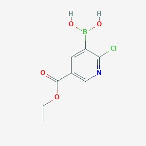 (2-Chloro-5-(ethoxycarbonyl)pyridin-3-yl)boronic acid