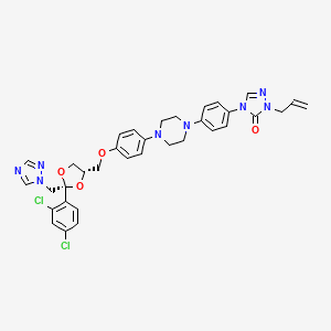 Des-(2-butyl) N-Allyl Itraconazole