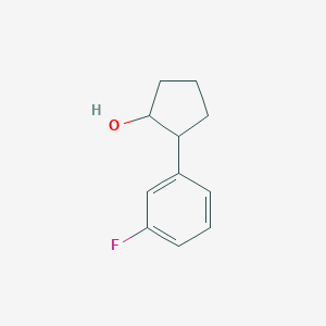 trans-2-(3-Fluorophenyl)cyclopentanol