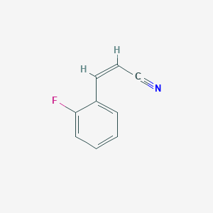 (Z)-3-(2-fluorophenyl)prop-2-enenitrile