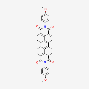 molecular formula C38H24N2O6 B13404652 2,9-Di(4-methoxyphenyl)-anthra2,1,9-def.6,5,10-d'e'f'diisoquinoline-1,3,8,10-tetrone 