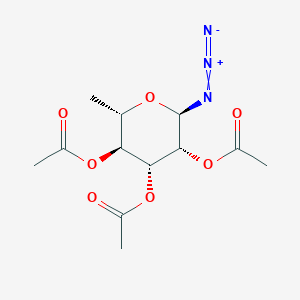 [(2S,3S,4R,5R,6R)-4,5-diacetyloxy-6-azido-2-methyloxan-3-yl] acetate