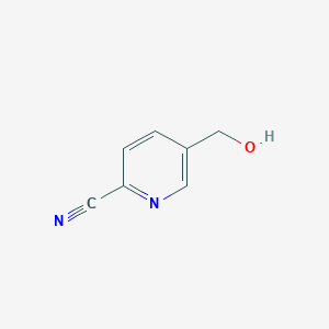 B1340473 2-Cyano-5-hydroxymethylpyridine CAS No. 58553-48-3