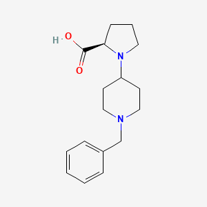 (2R)-1-(1-benzylpiperidin-4-yl)pyrrolidine-2-carboxylic acid