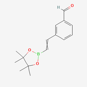 3-[2-(4,4,5,5-Tetramethyl-1,3,2-dioxaborolan-2-yl)ethenyl]benzaldehyde