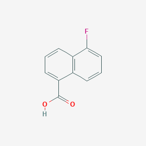molecular formula C11H7FO2 B1340482 5-氟-1-萘甲酸 CAS No. 573-04-6