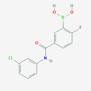 5-(3-Chlorophenylcarbamoyl)-2-fluorobenzeneboronic acid