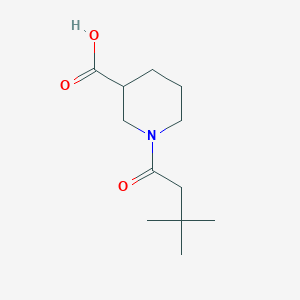 1-(3,3-Dimethylbutanoyl)piperidine-3-carboxylic acid