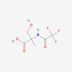 3-Hydroxy-2-methyl-2-(trifluoroacetamido)propanoic acid