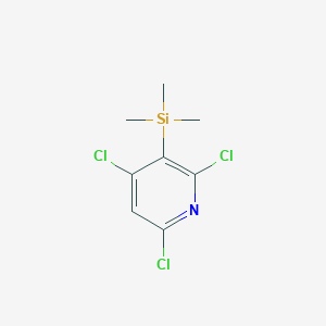 2,4,6-Trichloro-3-(trimethylsilyl)pyridine