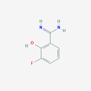 6-(Diaminomethylidene)-2-fluorocyclohexa-2,4-dien-1-one