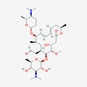 molecular formula C₃₆H₆₂N₂O₁₁ B134049 新螺旋霉素 CAS No. 70253-62-2