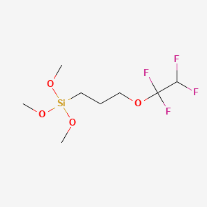 Trimethoxy(3-(1,1,2,2-tetrafluoroethoxy)propyl)silane