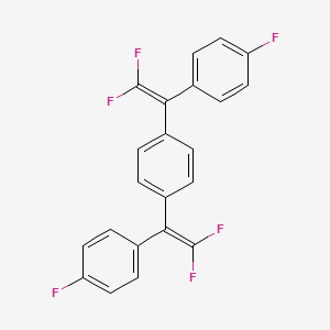 1,4-Bis[1-(4-fluorophenyl)-2,2-difluoroeth-1-enyl]benzene