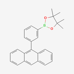 2-(3-(Anthracen-9-yl)phenyl)-4,4,5,5-tetramethyl-1,3,2-dioxaborolane